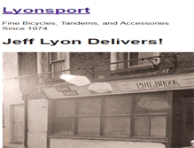 Tablet Screenshot of lyonsport.com